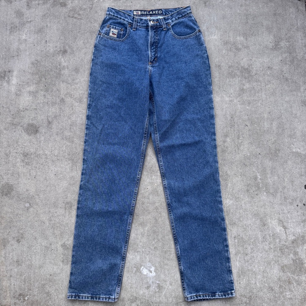 y2k Cruel Girl Relaxed Fit High Waisted Jeans  Straight Leg Size 11 Long baggy